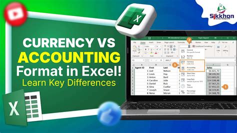 Difference Between Currency And Accounting Format In Excel