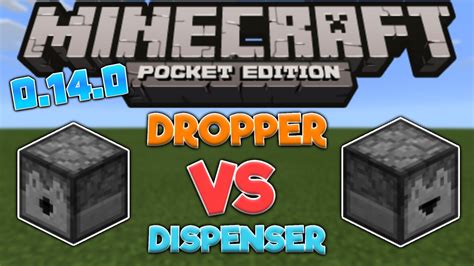 Difference Between Dispenser And Dropper Minecraft