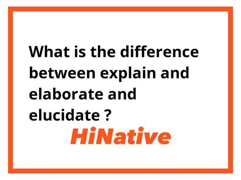 difference between elucidate and explain