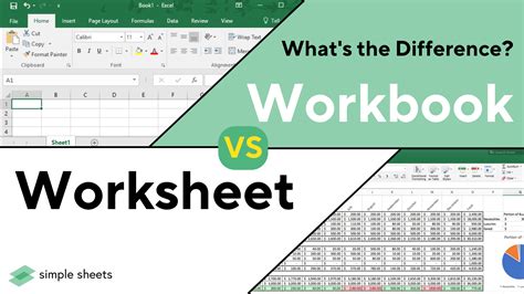 Difference Between Excel Spreadsheet And Worksheet