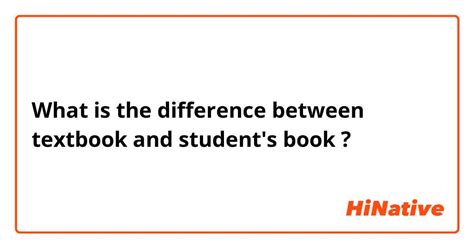 difference between exercise book and textbook