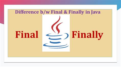 difference between final and finally in java