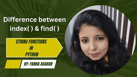 difference between find and index in python string