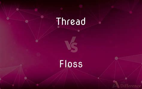 Difference Between Floss And Thread
