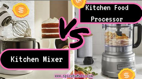 Difference Between Food Processor And Mixer
