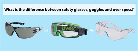 Difference Between Goggles And Specs