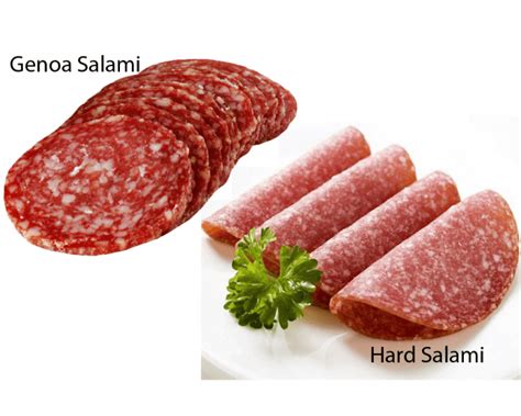 difference between hard salami and genoa