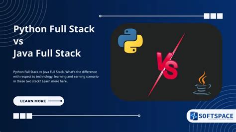 difference between java and python full stack