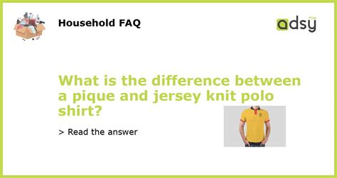 Difference Between Jersey Polo