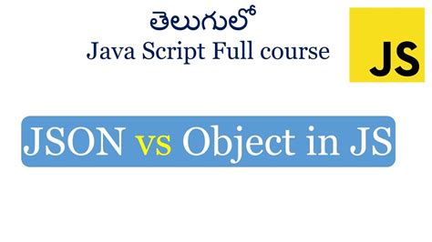 difference between json and javascript