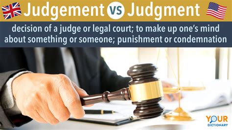 difference between judge and judgement