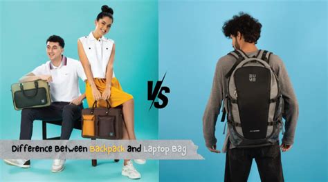 difference between laptop bag and backpack