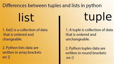 difference between list and tuple in python pdf