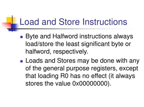Difference Between Load And Store Instructions