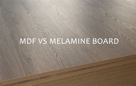 Difference Between Melamine And Mdf
