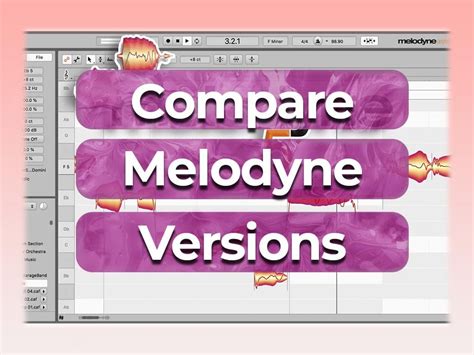 difference between melodyne versions