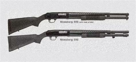 difference between mossberg 500 and 590