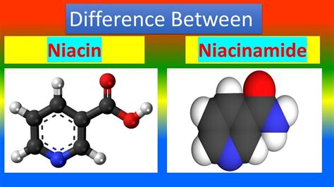 difference between niacin and niacinamide