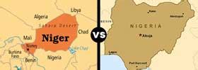 difference between niger and nigeria