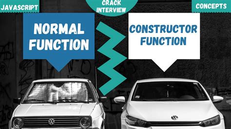 difference between normal function and constructor function in javascript