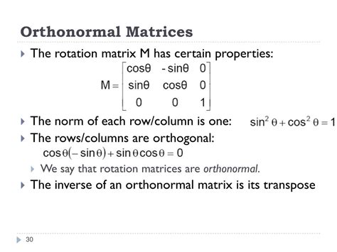 Difference Between Orthogonal Matrix And Orthonormal Matrix