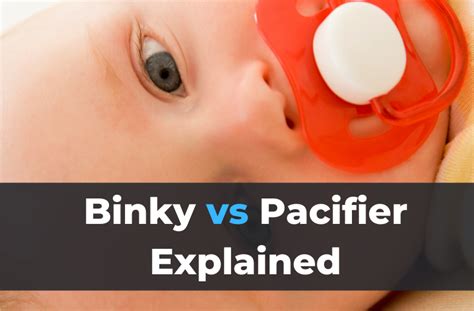 Difference Between Pacifier And A Binky