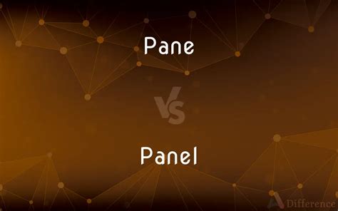 Difference Between Panel And Pane
