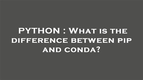 difference between pip and pep in python