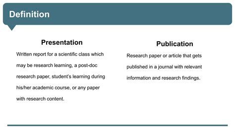 difference between presentation and document