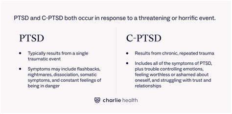 difference between ptsd and cptsd