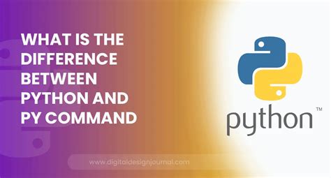 difference between py and python command
