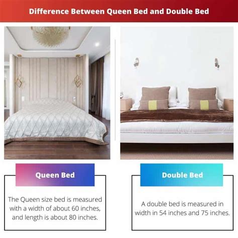 Difference Between Queen Size Bed And Double