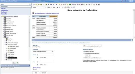 difference between query studio and report studio in cognos