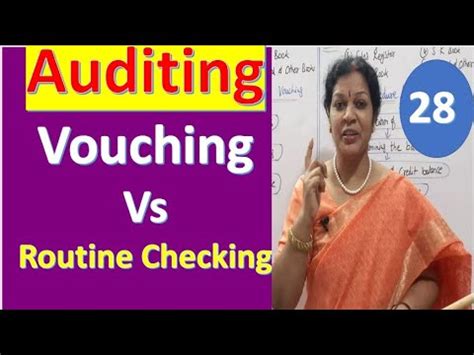 difference between routine checking and test checking in auditing