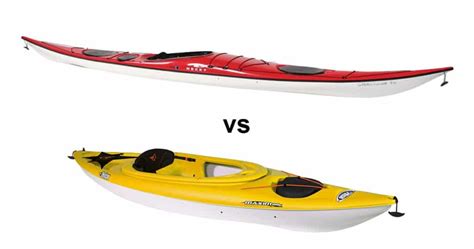 difference between sea kayak and river kayak