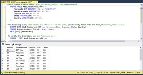 difference between select into and insert into select in sql