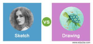 difference between sketch and drawing in engineering