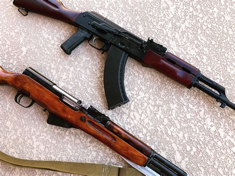 difference between sks and ak 47