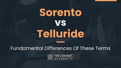 difference between sorrento and telluride