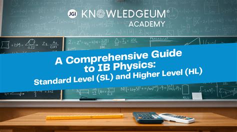 Difference Between Standard Level And Higher Level Ib