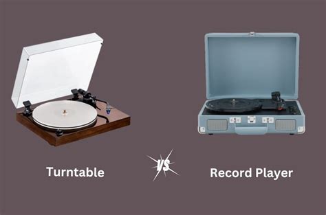 Difference Between Turntable And Vinyl Player
