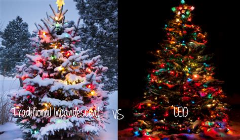 Difference In Christmas Tree Lights