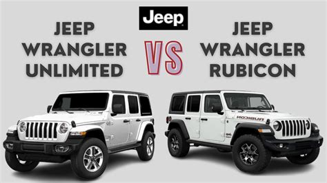 difference in jeep wrangler unlimited models