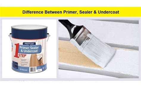 Difference In Sealer And Primer