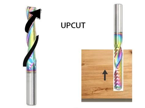 Difference In Upcut And Downcut Router Bits