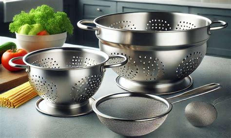 Difference Of Colander And Strainer
