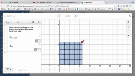 difference of squares desmos activity