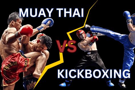 Muay Thai vs Kickboxing Striking Differences