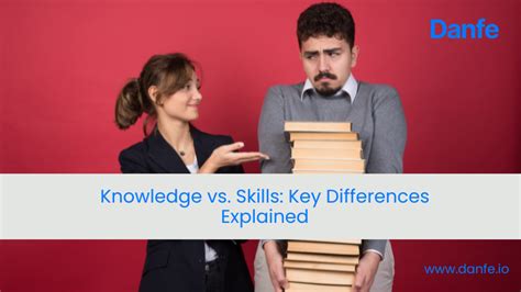 differences between skills and knowledge