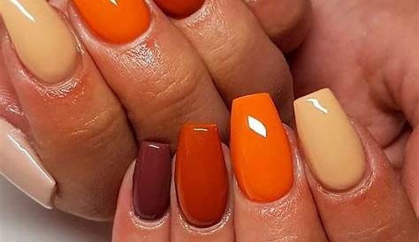 Different Color On Each Nail Fall